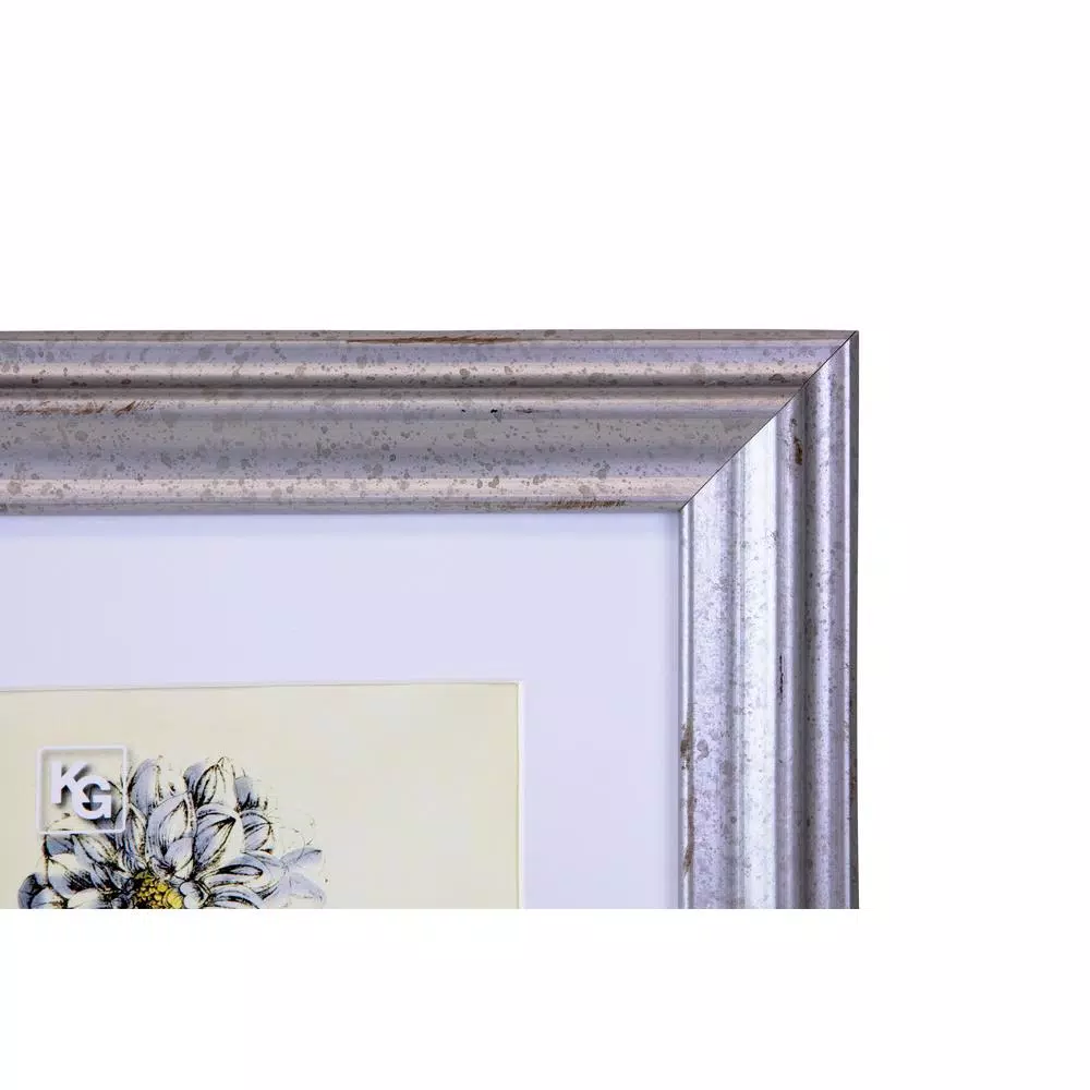 KG kieragrace KG Jean Distressed Metal Effect Wood Photo Frame Set of 3, Holds 4x6 Photos