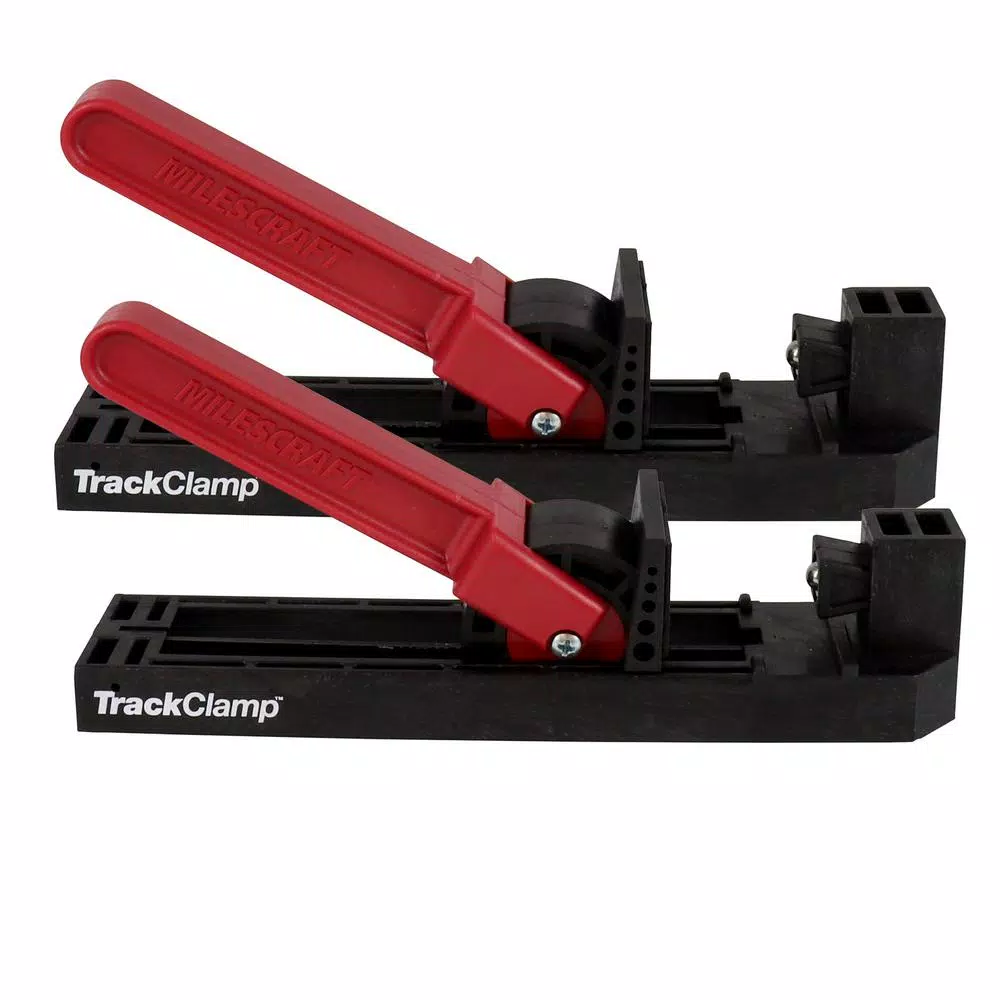 Milescraft TrackClampKit100 90-Degree Corner Clamp Track Kit, 5-Piece Set