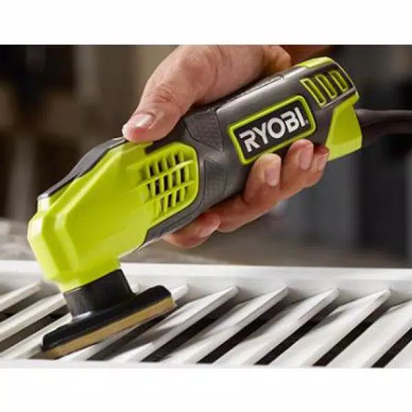 RYOBI 0.4 Amp Corded 2-7/8 in. Detail Sander, 13,000 OPM