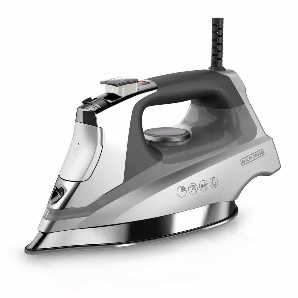 BLACK+DECKER Allure Professional Steam Iron with Dynamic Steam Technology, 1600W, Stainless Steel Soleplate