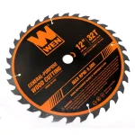 WEN 12 in. Carbide-Tipped Woodworking Saw Blade Set, 32-Tooth & 80-Tooth (2-Pack) thumbnail 5