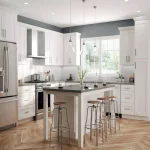 Hampton Bay Shaker Ready To Assemble 18 in. Wine Rack Kitchen Cabinet, Denver White thumbnail 2