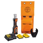 Klein Tools Battery-Operated O Plus Die Head Crimper Kit with 20V Dewalt Batteries thumbnail 1