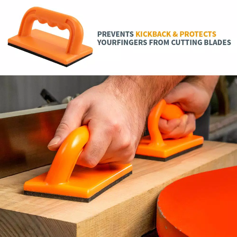 POWERTEC 5-Piece Plastic Safety Push Block and Push Stick Set