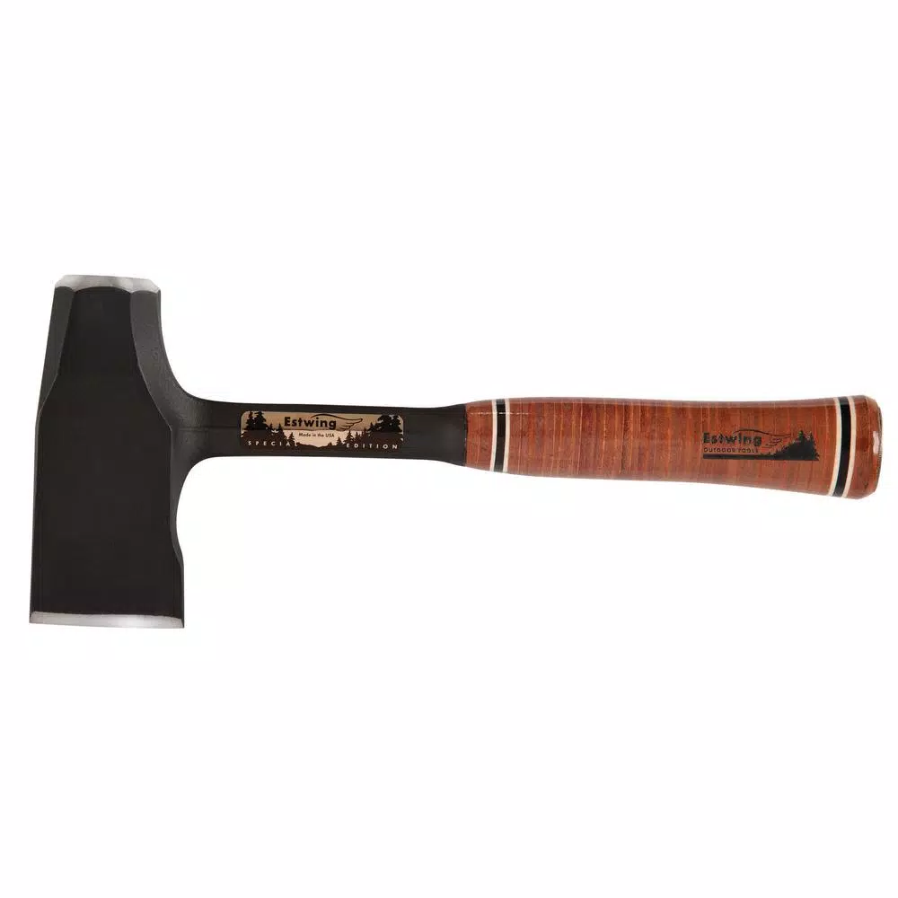 Estwings Special Edition Sportsman's Axe - Solid American Steel with Genuine Leather Grip