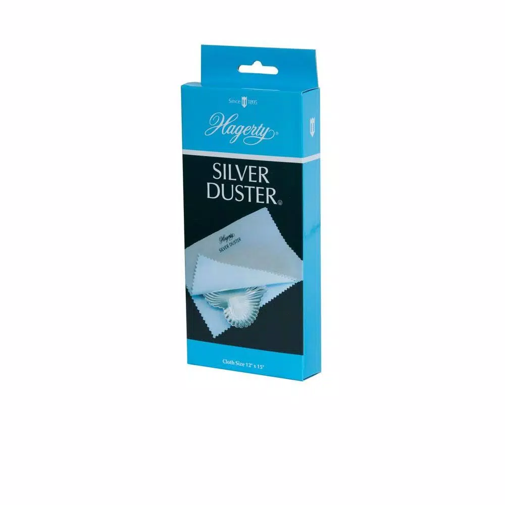 Hagerty Silver Duster Two-Piece Polishing Cloth with R-22 Tarnish Preventative