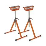 Bora Portamate PM-5093 Tri-Function Pedestal Roller Stand (2-Pack), 27 in. to 43-3/4 in. thumbnail 1