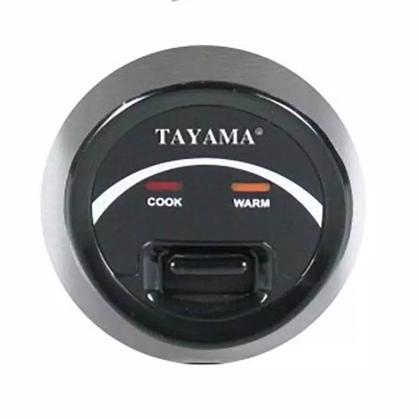 Tayama 10-Cup Stainless Steel Rice Cooker and Food Steamer, 700W