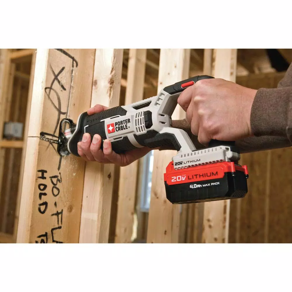 Porter-Cable 20V MAX Cordless Reciprocating Saw, Tool-Only