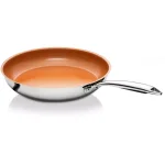 Gotham Steel 11 in. Stainless Steel Non-Stick Ti-Cerama Frying Pan, Induction Compatible thumbnail 1