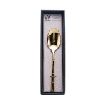 Wallace Bamboo Gold 18/10 Stainless Steel Serving Spoon thumbnail 3