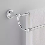 Delta Silverton 24 in. Double Towel Bar, Polished Chrome thumbnail 2