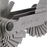 Grand Rapids Industrial Products Grip Thread Pitch Gauge - Dual Metric and SAE Stainless Steel Thread Counter thumbnail 5