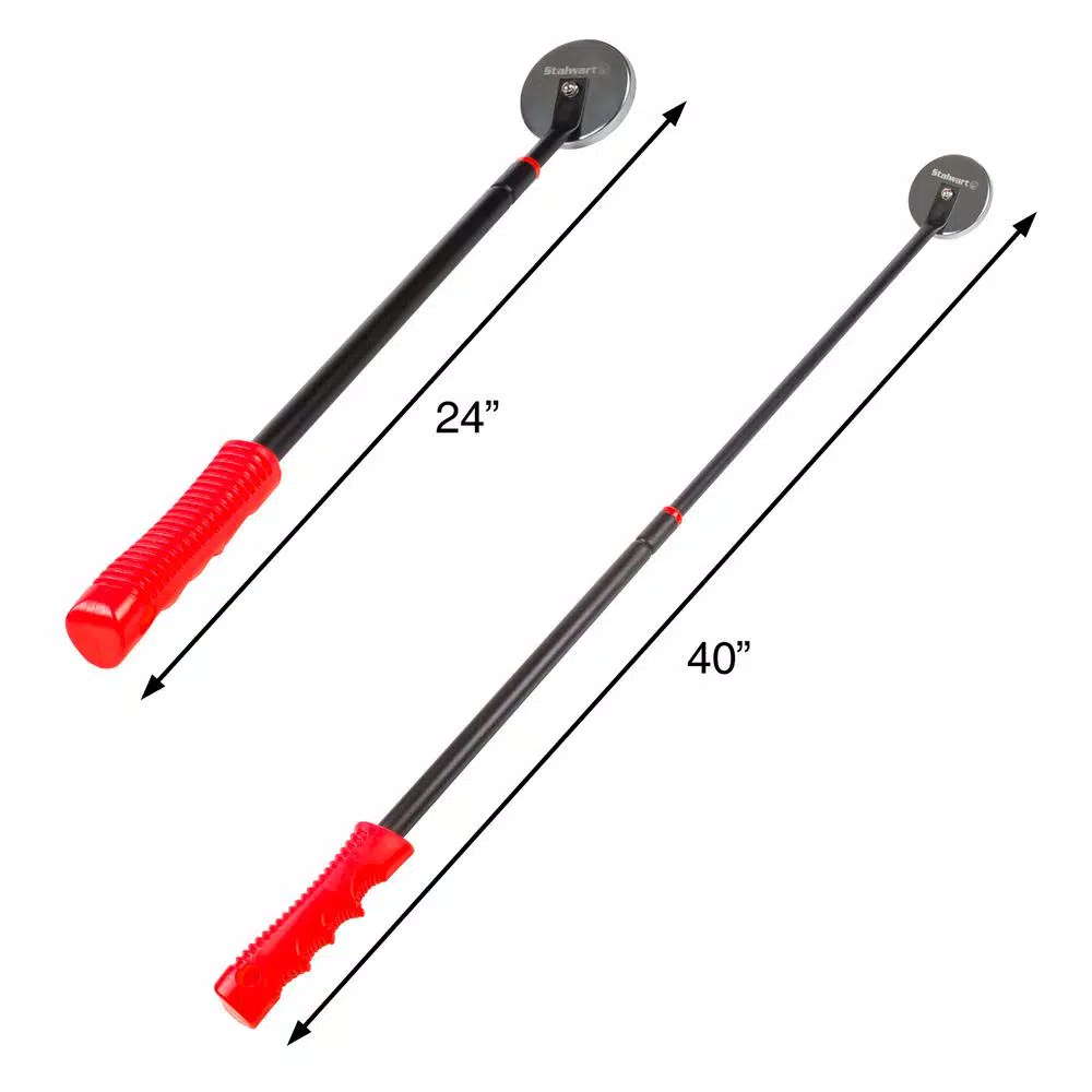 Stalwart 50 lb. Pull Telescoping Magnetic Pick Up Tool, 39.5 in. Reach