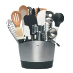 OXO Good Grips Brushed Stainless Steel Utensil Holder & Crock thumbnail 4