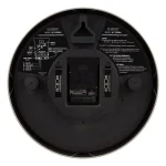 La Crosse Technology 12 in. Round Atomic Analog Wall Clock with Stainless Steel Frame thumbnail 2