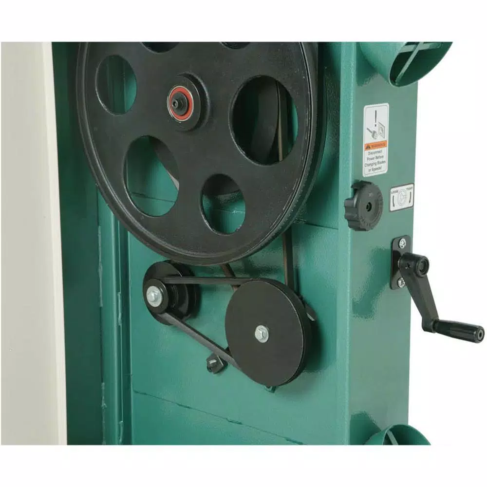 Grizzly Industrial 17-in. Combination Metal and Wood Vertical Bandsaw with Inverter Motor and Variable Speed