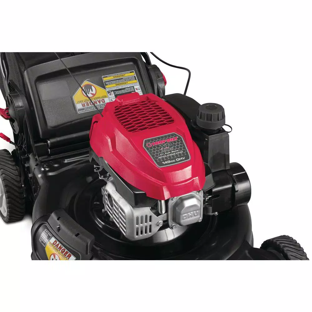 Troy-Bilt TB170 XP 21 in. Gas Push Mower with SpaceSavr Vertical Storage and TriAction Cutting System