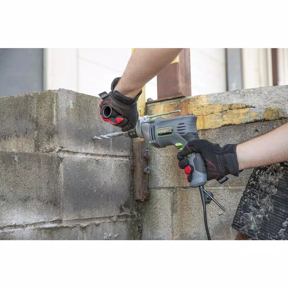 Genesis GHD1275 1/2 in. Variable Speed Reversible Hammer Drill, 7.5 Amp