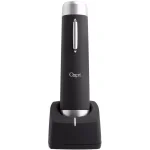 Ozeri Prestige Electric Wine Bottle Opener Set with Recharging Stand, Aerating Pourer and Foil Cutter thumbnail 6