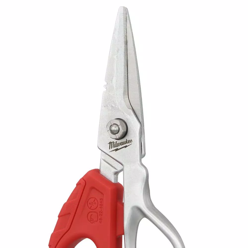 Milwaukee 3-Piece Electrician Snips, Impacting Punchdown Tool, and Ratcheting Modular Crimper Set