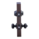 Copper Creek Colonial Tuscan Bronze Entry Door Knob with Single Cylinder Deadbolt Lockset thumbnail 3