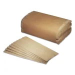 SKILCRAFT Kraft C-Fold Paper Towels, 1-Ply, Brown, 2400 Sheets thumbnail 2