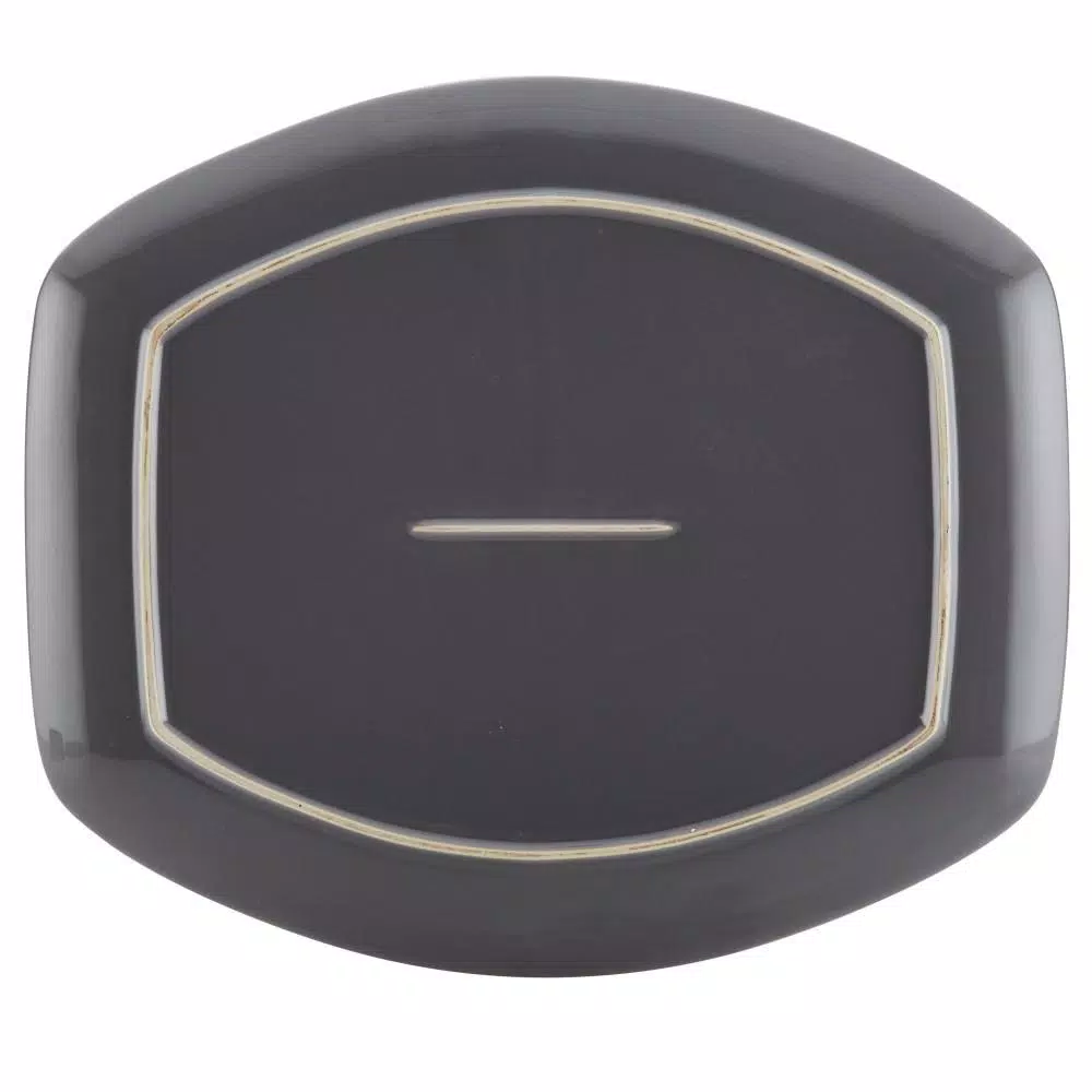 Rachael Ray Cityscapes Ceramic Hot Chip and Dip Set, Dark Sea Salt Gray