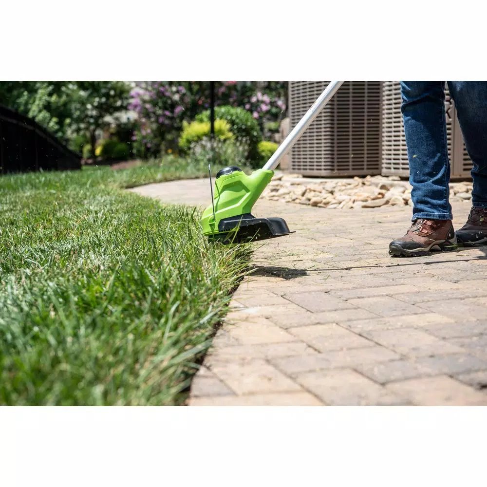 Greenworks 24V Cordless TORQDRIVE String Trimmer with 2.0 Ah Battery and Charger, 11 in. Cutting Path