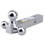 Max Load Chrome Triple Ball Hitch for 2 in. Receivers - 1-7/8 in., 2 in., and 2-5/16 in. Balls thumbnail 1