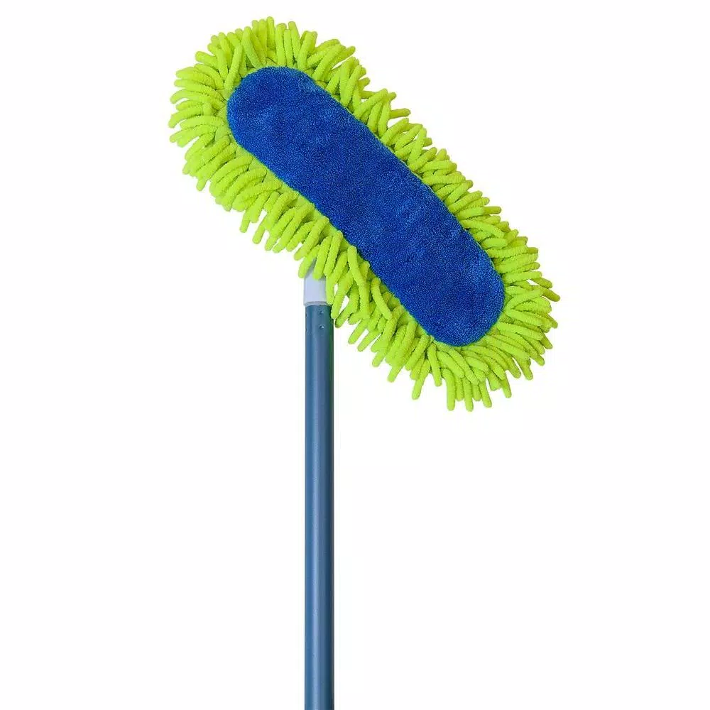 Quickie Swivel Soft Microfiber Dust Mop with 360° Swivel Head