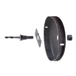 Eazypower 6 in. Carbon Steel Hole Saw with Mandrel for Cornhole Boards and Wood thumbnail 2