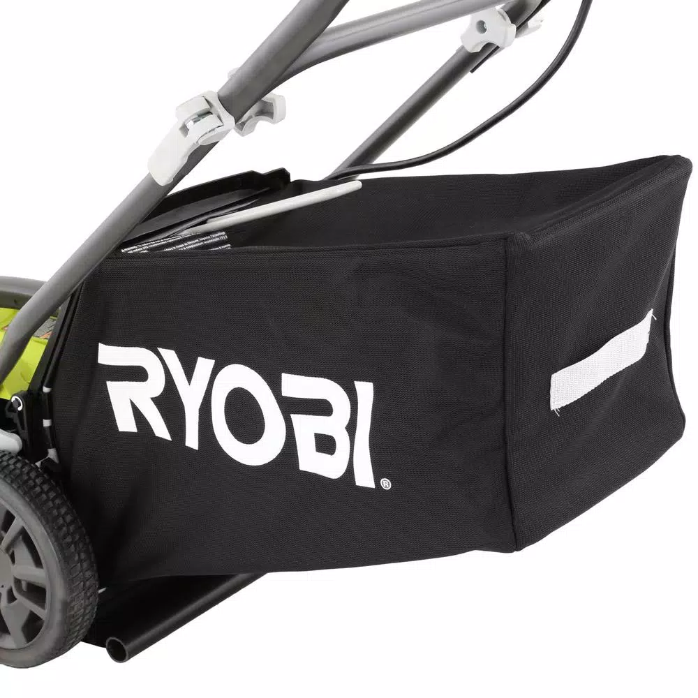 RYOBI 16 in. ONE+ 18V Lithium-Ion Hybrid Walk Behind Push Lawn Mower with (2) 4.0 Ah Batteries and Charger