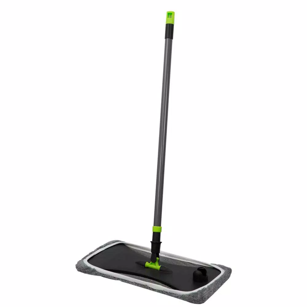 Home Basics Brilliant Microfiber Dust Mop with Rotating Head and Washable Pad
