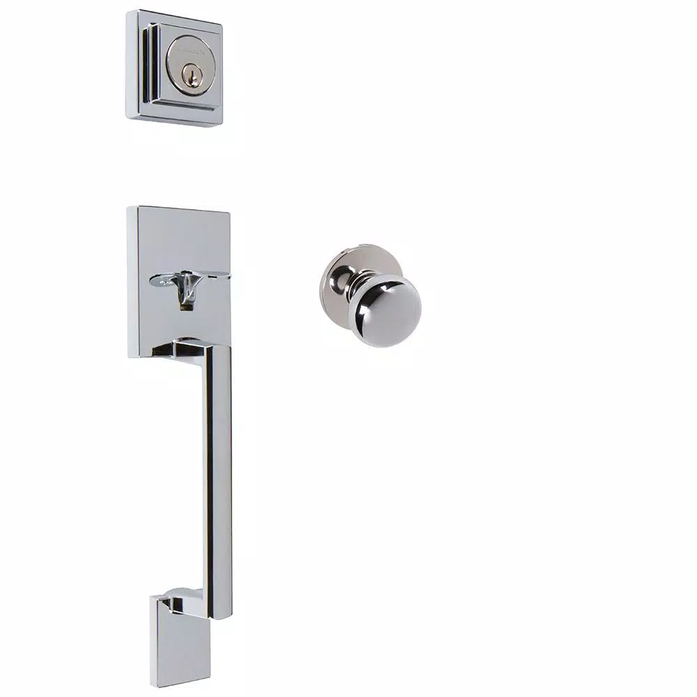 Delaney Avino Delaney Bright Chrome Single Dummy Door Handleset