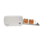 BergHOFF Seren 2-Slice Chrome Long Slot Toaster with Side Loading Rack thumbnail 4