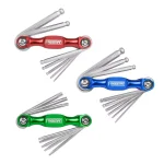 Freeman 3-Piece Folding Hex and Torx Key Set - Metric, SAE, and Torx thumbnail 1
