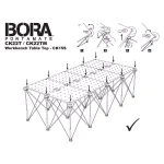 BORA Centipede 24 in. x 48 in. Heavy-Duty Workbench Top with 3/4 in. Dog Holes thumbnail 14