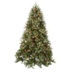 National Tree Company 7.5 ft. Feel-Real Downswept Douglas Fir Artificial Christmas Tree with 750 Multi-Color Lights thumbnail 1