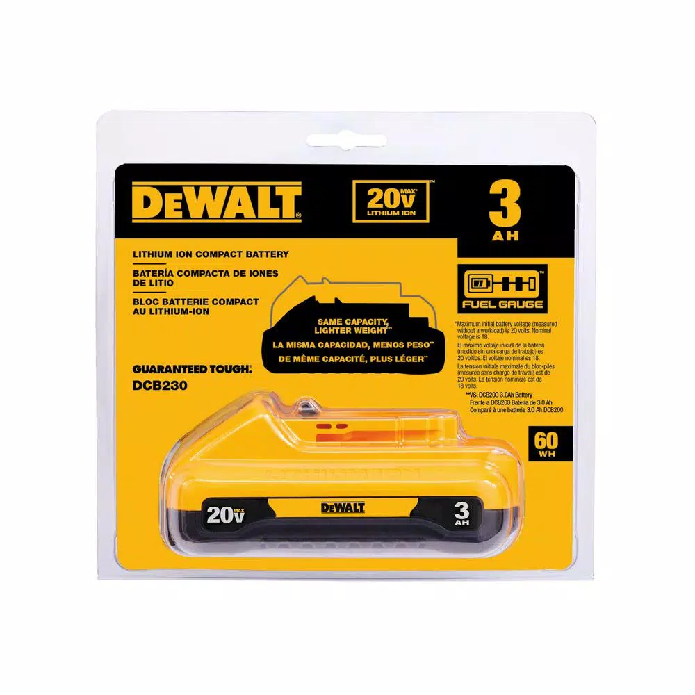 DEWALT 20V MAX Compact LED Task Light with (1) 20V 3.0Ah Battery