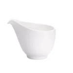 Oneida Sant' Andrea Tenor 5 oz. White Porcelain High Alumina Creamers, Set of 36 thumbnail 1
