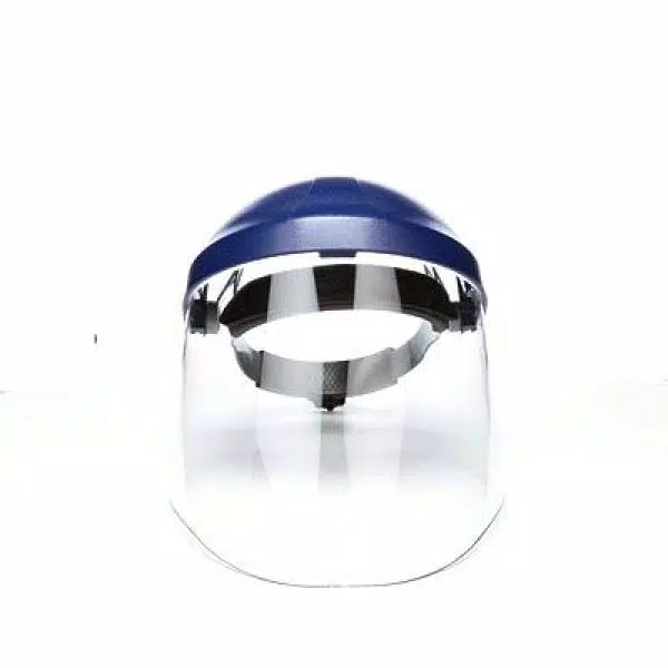 3M H8A Blue Ratchet Hard Hat with W96 Clear Propionate Faceshield (Case of 5)