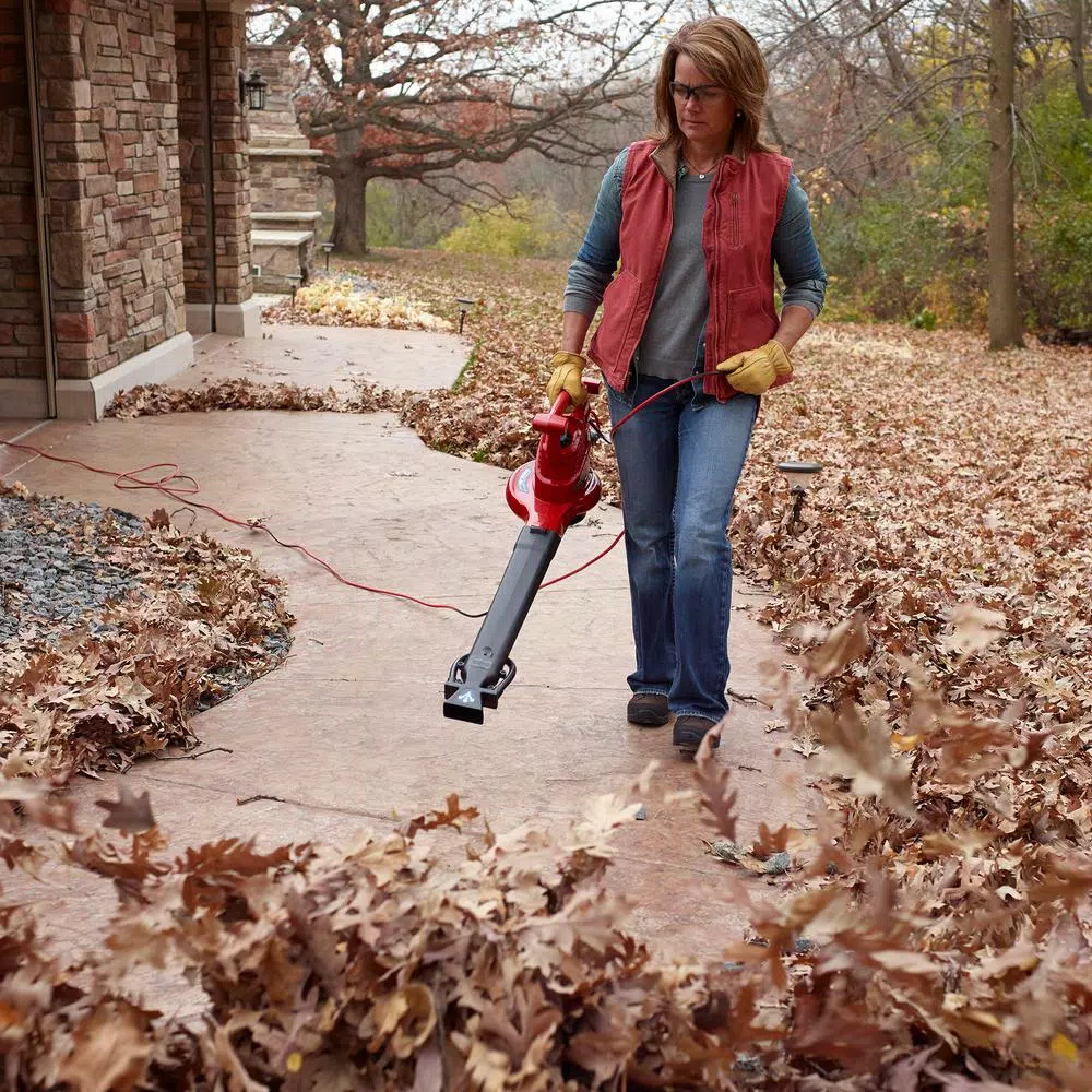 Toro UltraPlus 12 Amp Electric Leaf Blower, Vacuum, and Mulcher - 250 MPH, 350 CFM