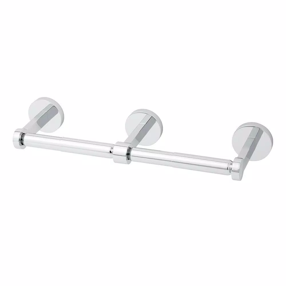 Speakman Vector Double Toilet Paper Holder in Polished Chrome by Roger Thomas