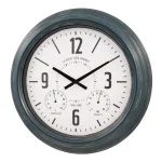 La Crosse Technology La Crosse Clock Company 18 in. Hamilton Metal Analog Quartz Indoor/Outdoor Wall Clock thumbnail 2