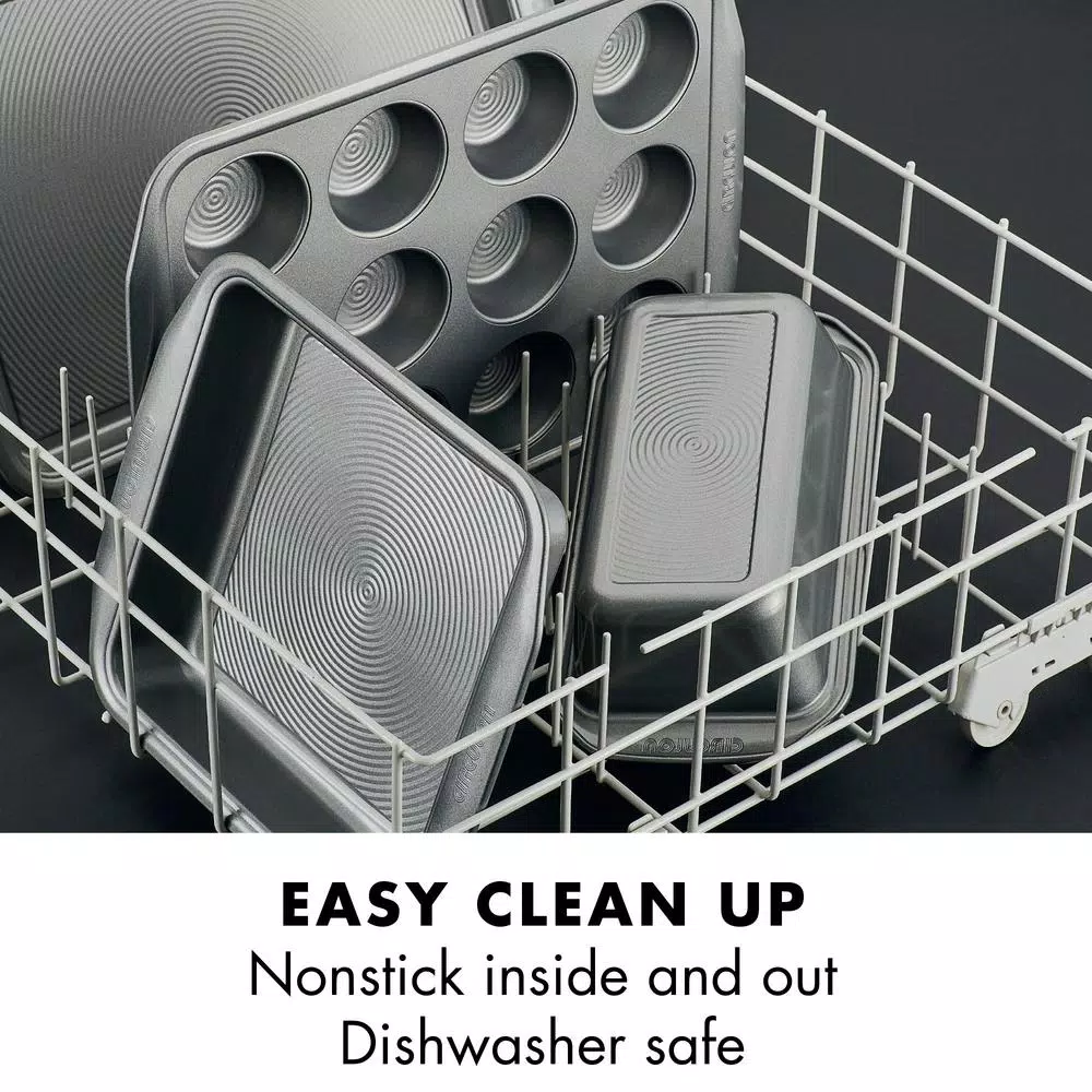 Circulon 12-Cup Nonstick Muffin Pan, Gray Bakeware