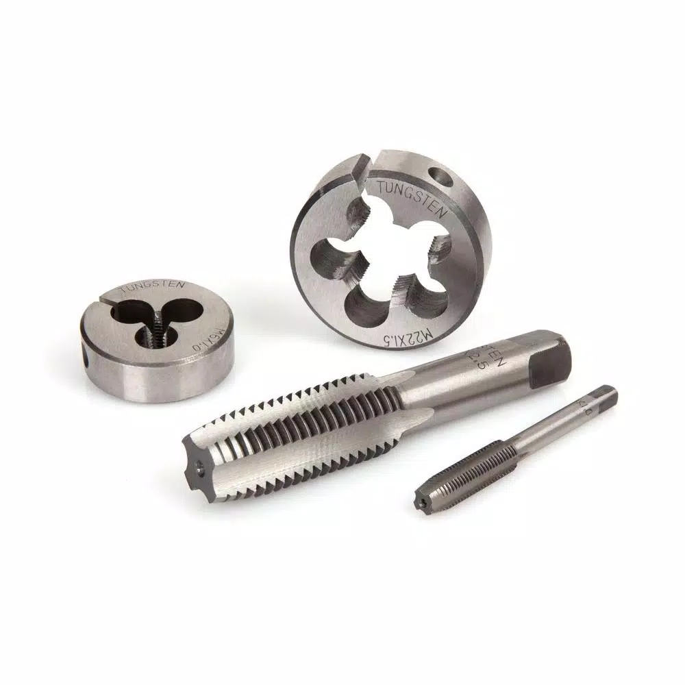 TEKTON 45-Piece Metric Tap and Die Set, Tungsten Alloy High Speed Steel