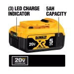 DEWALT 20V MAX XR Brushless Compact Reciprocating Saw Kit with 5.0 Ah Battery thumbnail 4