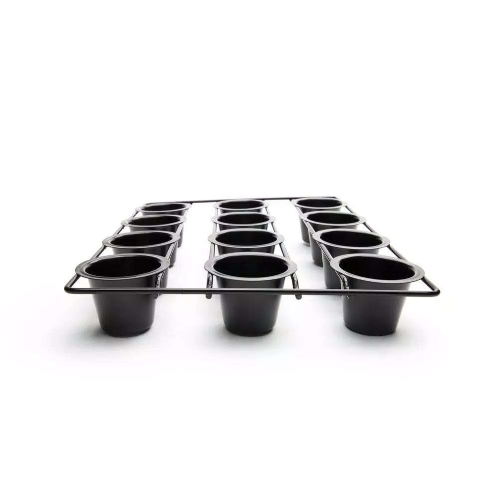 Fox Run Non-Stick Mini Popover Pan, 12-Cup Carbon Steel Bakeware