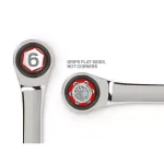TEKTON 1 in. Ratcheting Combination Wrench, 72-Tooth, 6-Point Box End thumbnail 2